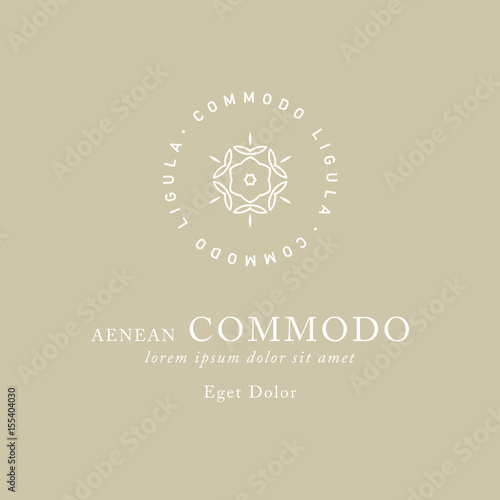 Vector logo design template