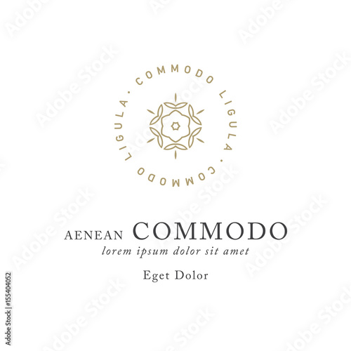 Vector logo design template