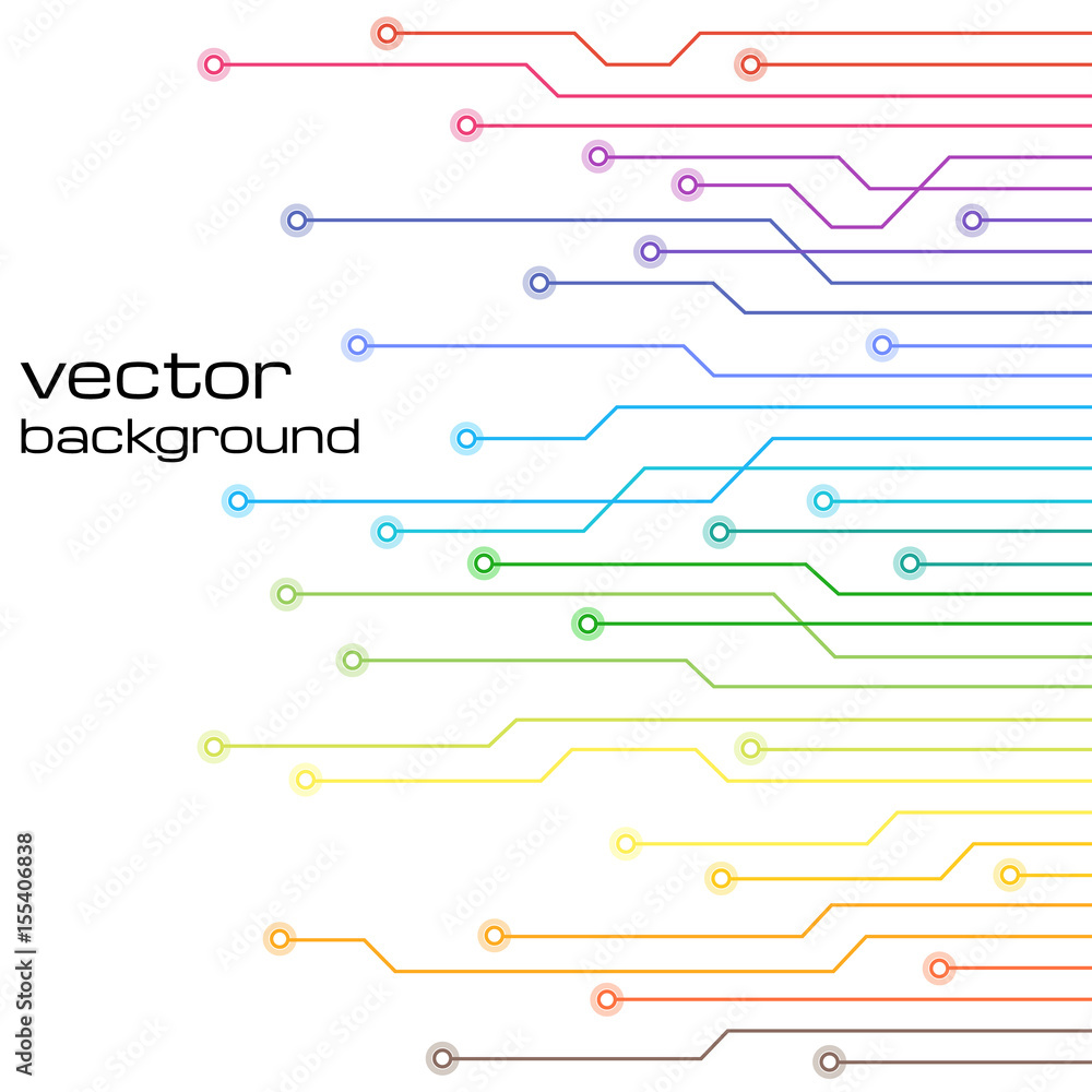 Abstract technological white background with elements of the microchip. Circuit board background texture. Vector illustration.
Abstract technological white background with elements of the microchip. Circuit board background texture. Vector illustration.