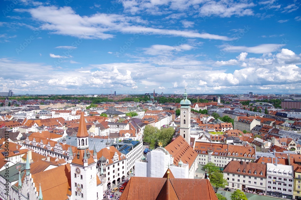 Obraz premium European view in Munich, Germany
