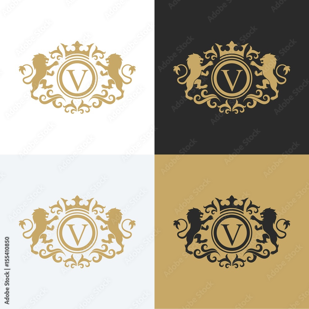 Royal brand logo design vector