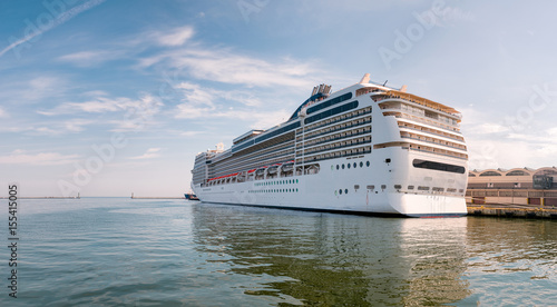 Panorama of the cruise ship