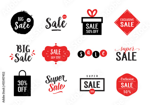 Set of super sale lettering