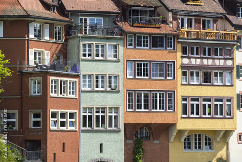 Altstadtfassaden in Laufenburg, Baden