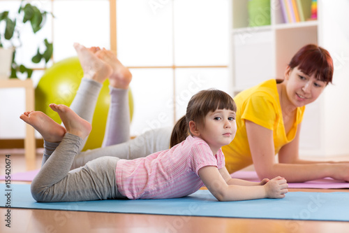 Mother and daughter doing g...