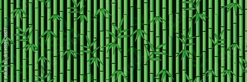 Fototapeta Naklejka Na Ścianę i Meble -  Bamboo background. Seamless pattern.Vector. 竹のパターン
