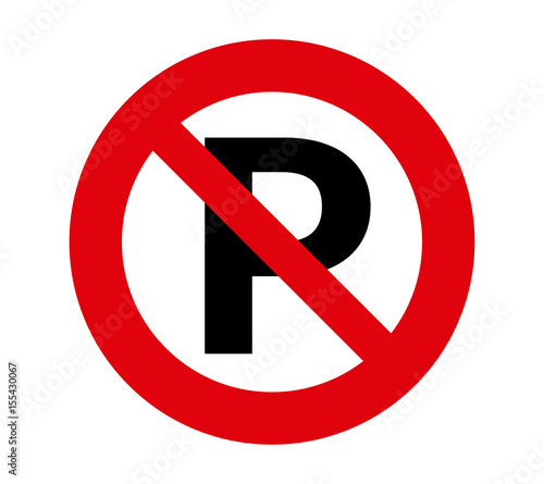 forbidden signal parking