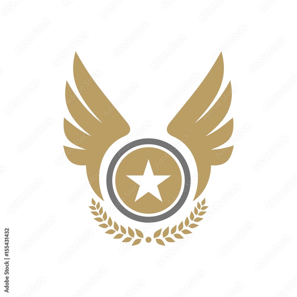Obraz premium Army and military logo design logo