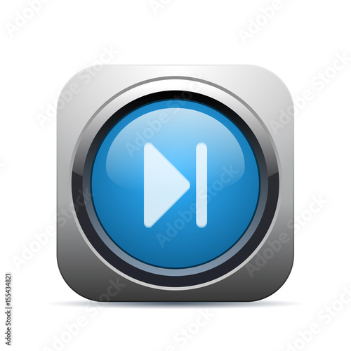 Square Push-Button - Vector