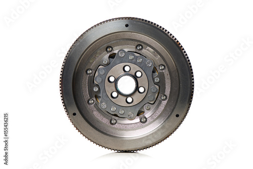 Dual-Mass Flywheel front view on white background photo