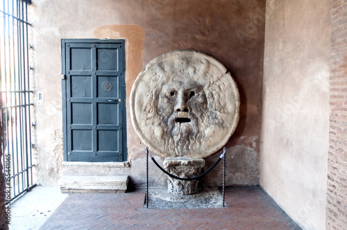Tableau sur toile Bocca della Verita Chiesa S.M. Cosmedin