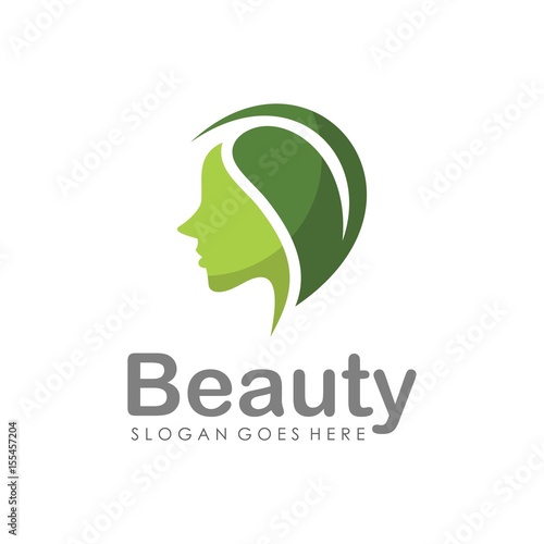 Beauty clinic and spa therapy logo design vector