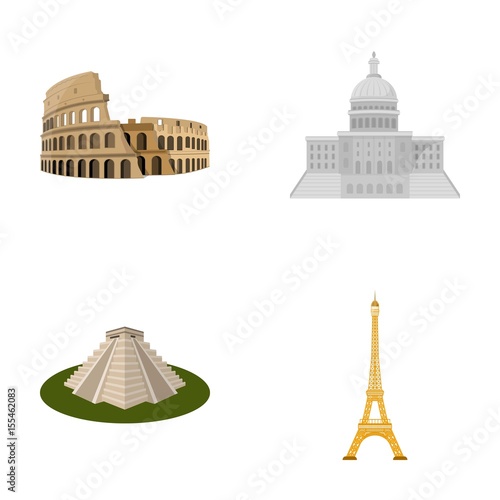 Building, interesting, place, coliseum .Countries country set collection icons in cartoon style vector symbol stock illustration web.