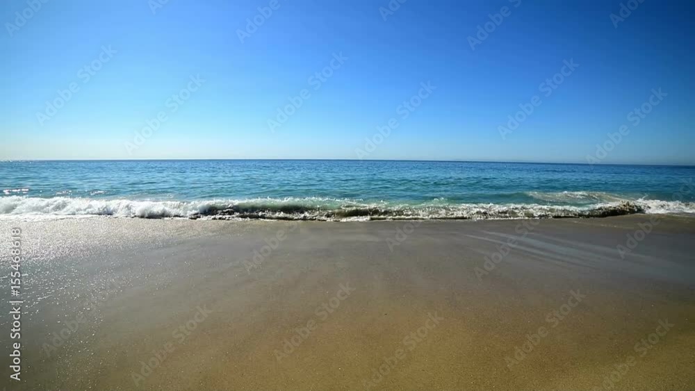 Laguna Beach shore in slow motion. California, USA Laguna Beach shore in slow motion. California, USA