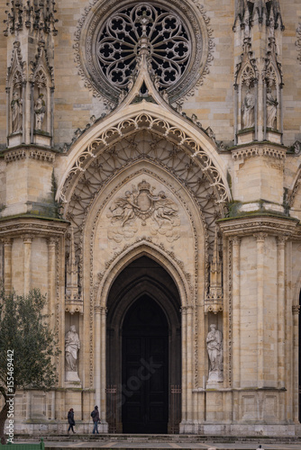The entrance to the Cathedral of Sainte-Croiz d'Orleans, Orleans, France