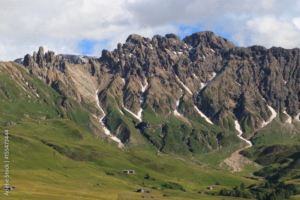 Denti di Terrarossa dall'Alpe di Siusi - Dolomiti
