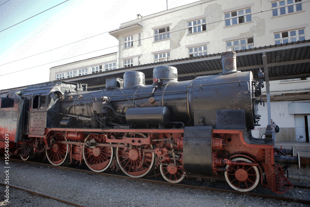 Obraz premium Old locomotive