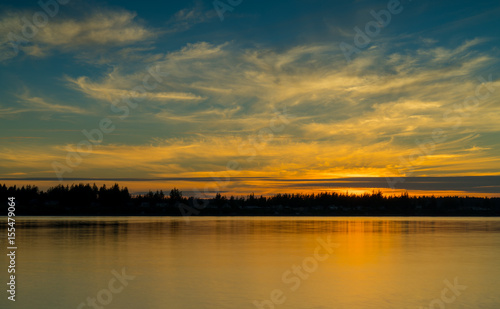 Sunset Olympia Washington © John
