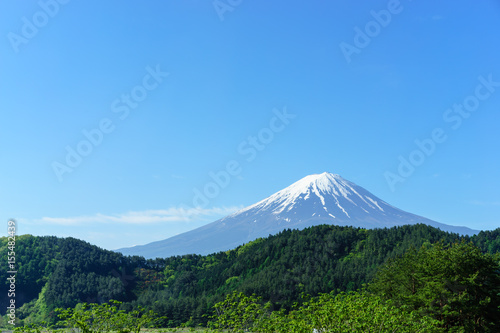 Mt. Fuji with blue sky