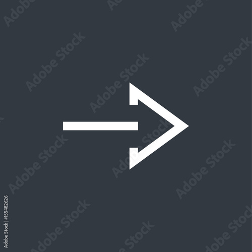 modern arrow icon 