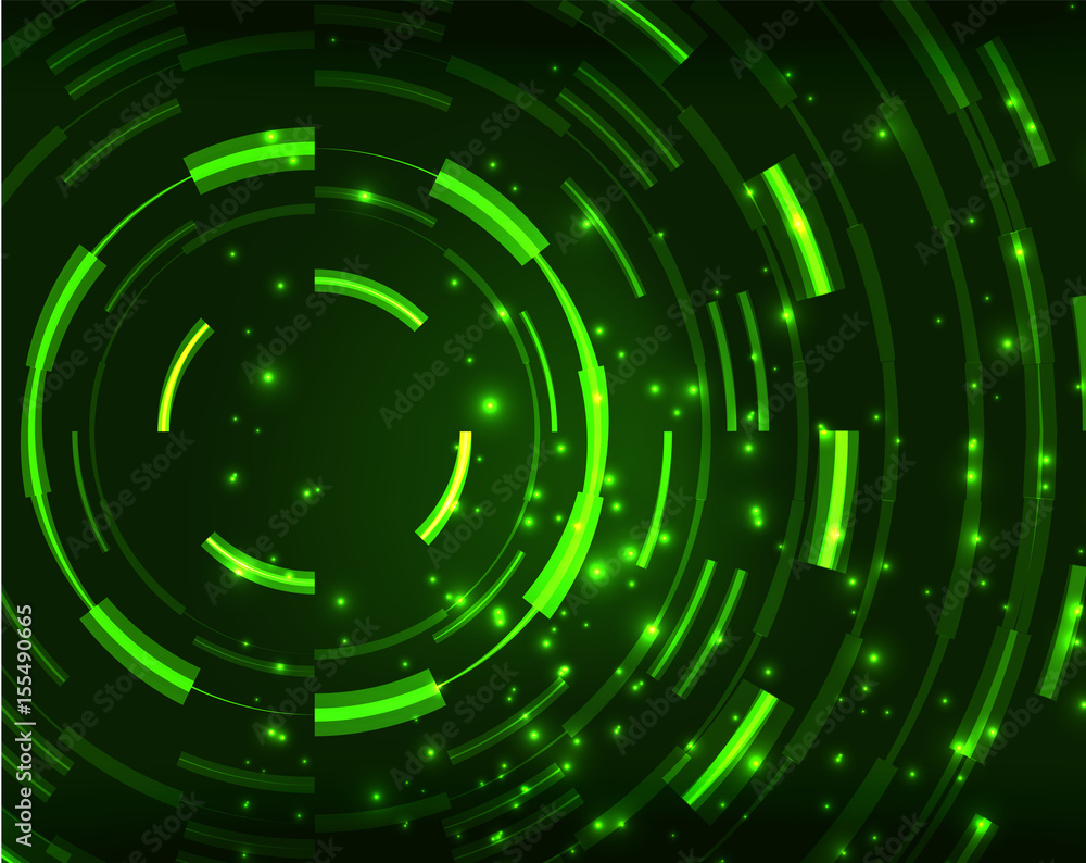 Neon circles abstract background Neon circles abstract background