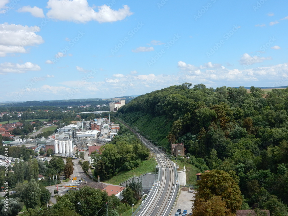 Blick vom Blauen Turm in Bad Wimpfen