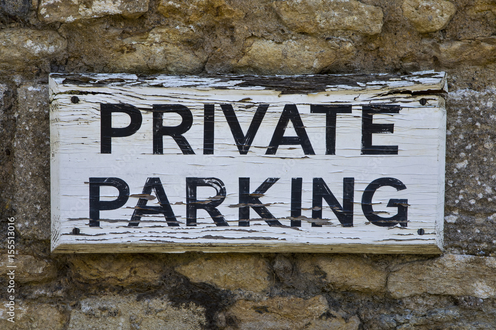 Private Parking Sign Private Parking Sign