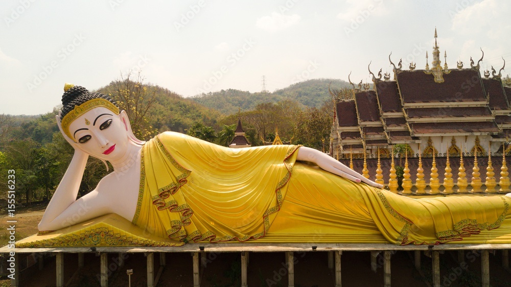 Reclining Buddha statue in Thailand