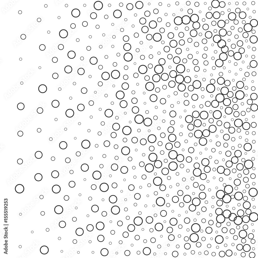 Vector Bubbles Pattern like a Foam Texture