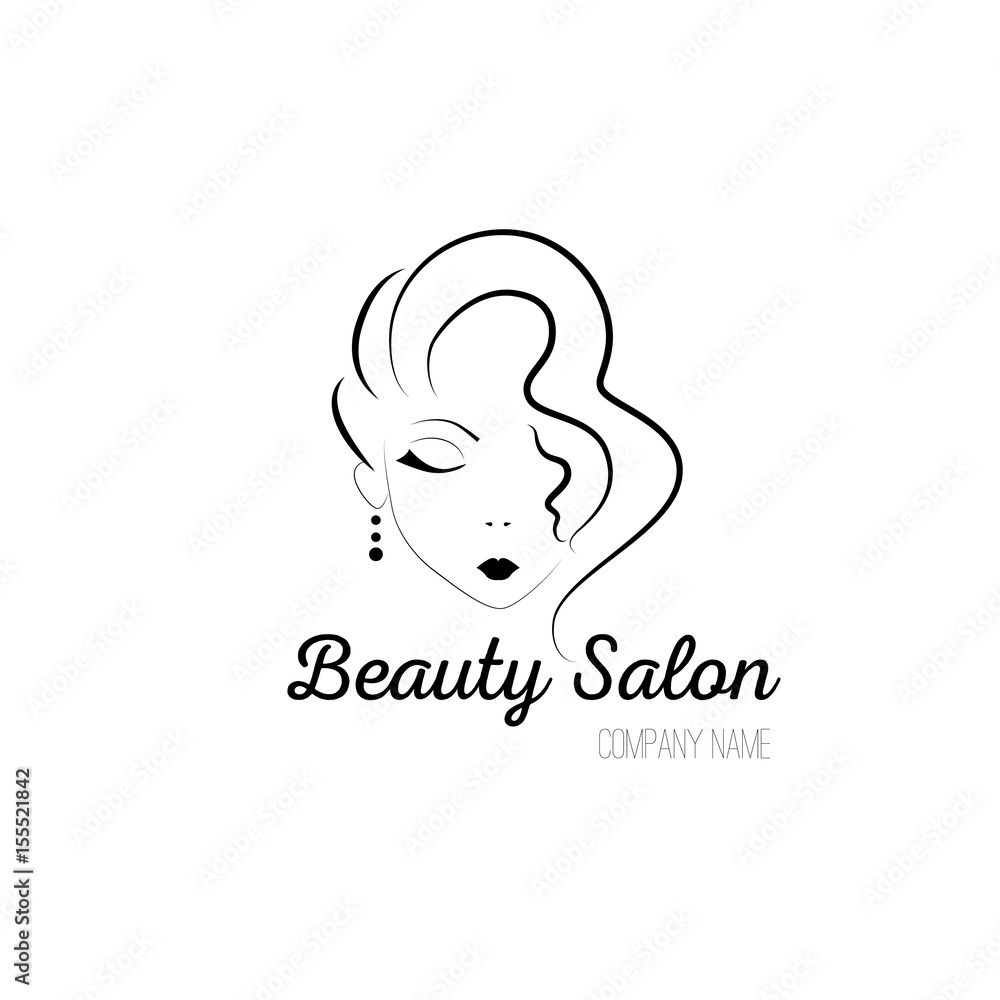 beauty hair face woman silhouette