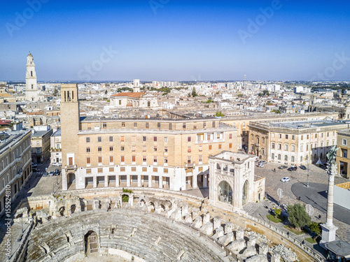 Historic city center of Lecce, Puglia, Italy