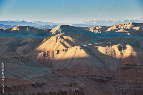 Aktau mountains in Altyn-Emel National Park, Kazakhstan