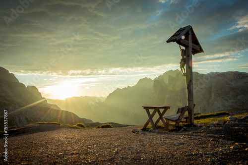 Sonnenaufgang Dolomiten photo