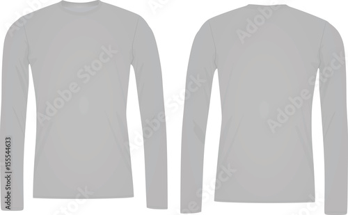 Long sleeve t shirt template