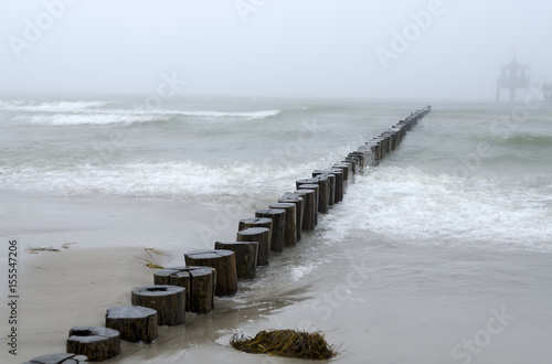 wooden breakwater