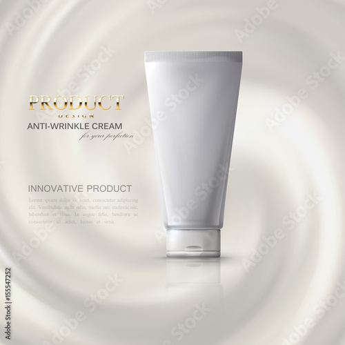 Cosmetics product ads poster template.