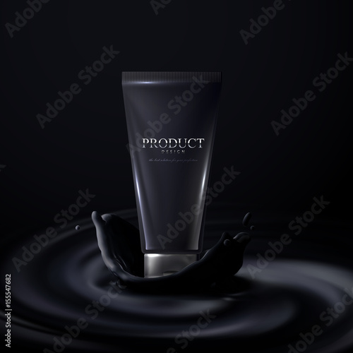 Cosmetics product ads poster template.