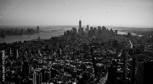 New York - buildings - Black An White