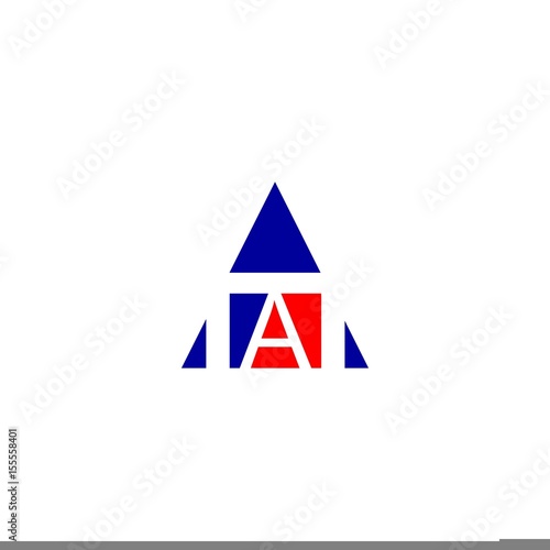 letter HA logo vector
