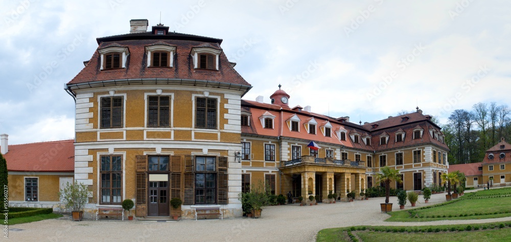 Fototapeta premium Rajec nad Svitavou castle in Moravia in Czech Republic
