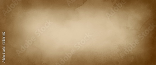 old brown paper background with watercolor or coffee color stains in marbled paint design