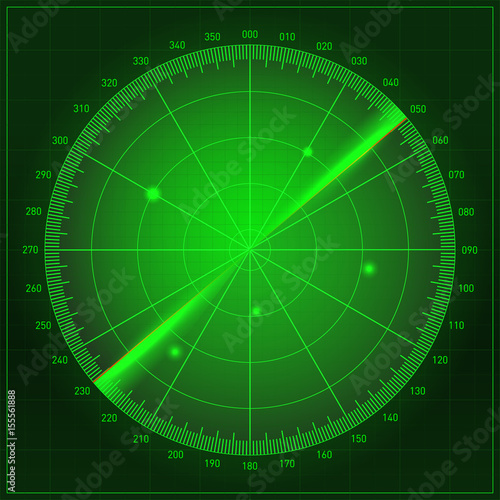 radar abstract icon symbol vector illustration