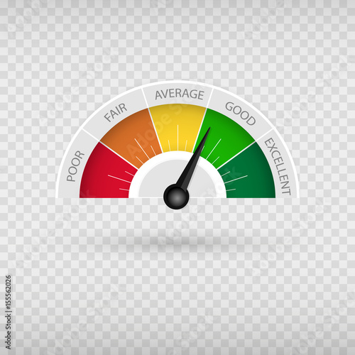 Modern Speedometer Interface clock speedo