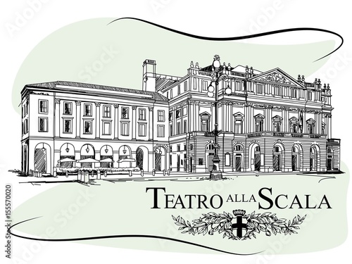 Teatro alla Scala is an opera house in Milan, Italy.