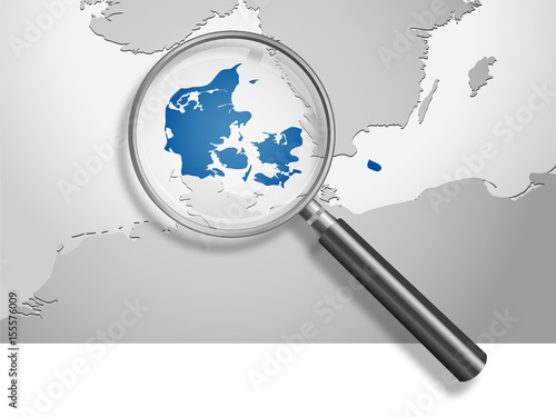 Landkarte *** Europa Dänemark
