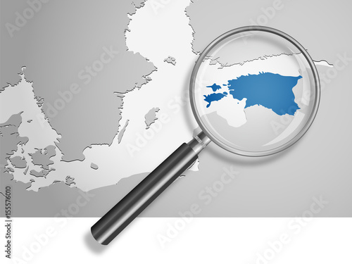 Landkarte *** Europa Estland
