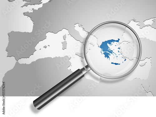 Landkarte *** Europa Griechenland
