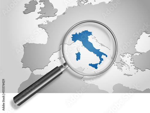 Landkarte *** Europa Italien
