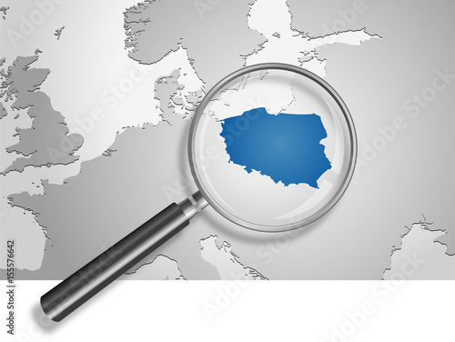 Landkarte *** Europa Polen
