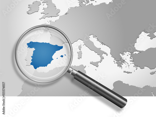 Landkarte *** Europa Spanien
